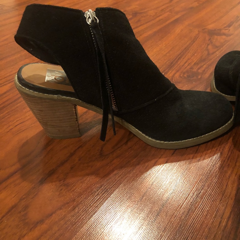 Dolce Vita black suede booties